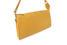画像をギャラリービューアに読み込む, 極美品 LouisVuitton ルイヴィトン エピ ポシェット アクセソワール アクセサリーポーチ ハンドバッグ M52959 イエロー 中古 64899