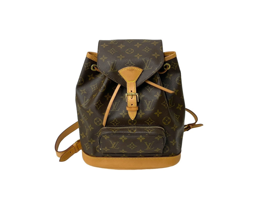 極美品 LOUIS VUITTON ルイ ヴィトン モンスリMM バックパック M51136 モノグラム コーティングキャンバス ブラウン 中古  64909 – Casanova Vintage