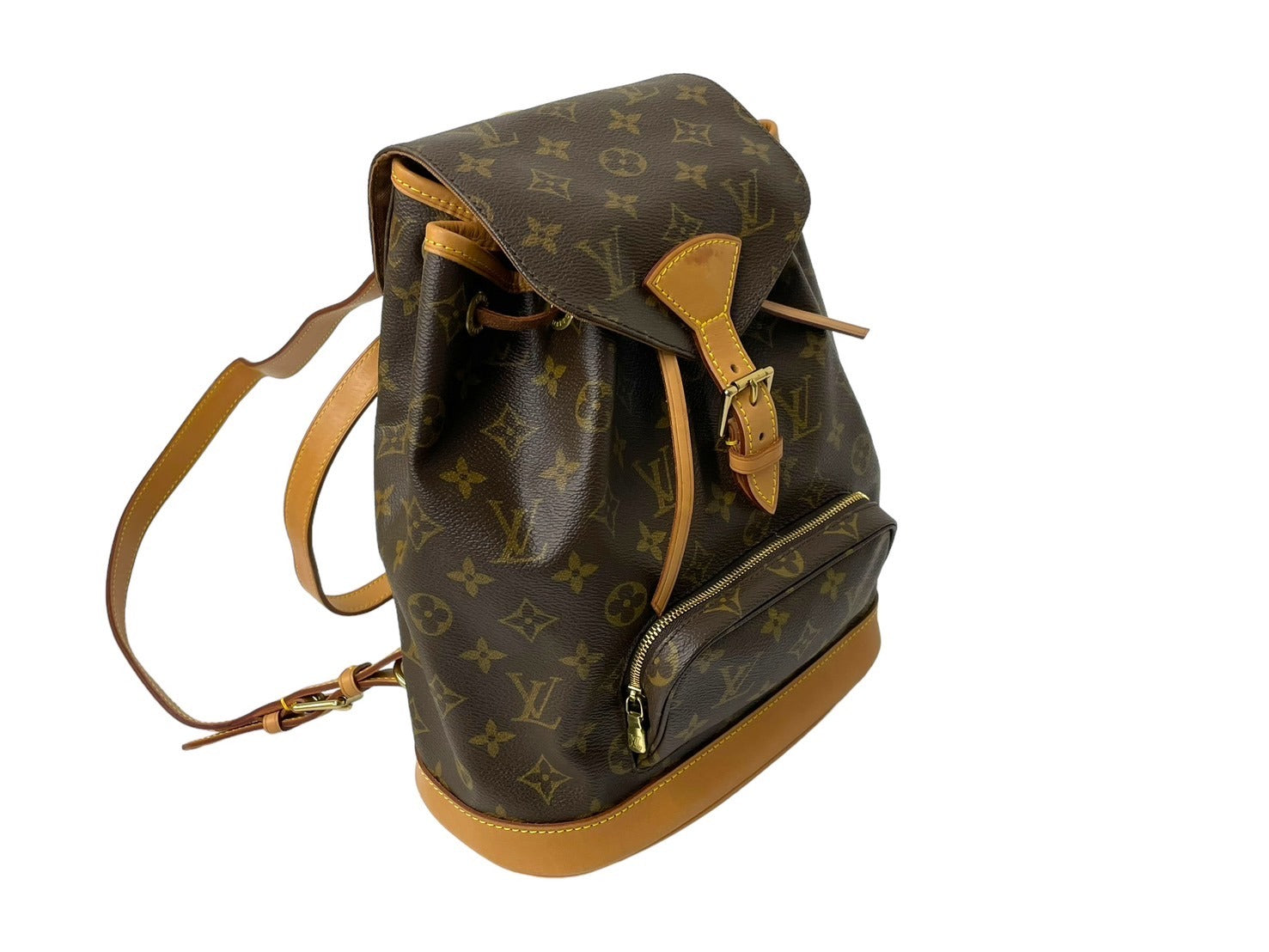 極美品 LOUIS VUITTON ルイ ヴィトン モンスリMM バックパック M51136 モノグラム コーティングキャンバス ブラウン 中古  64909 – Casanova Vintage