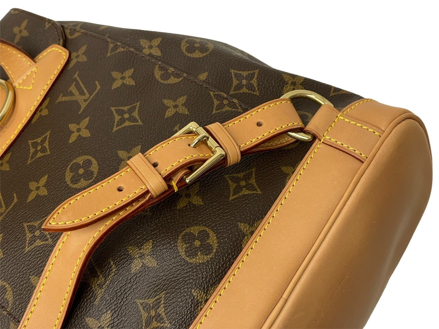 極美品 LOUIS VUITTON ルイ ヴィトン モンスリMM バックパック M51136 モノグラム コーティングキャンバス ブラウン 中古  64909 – Casanova Vintage