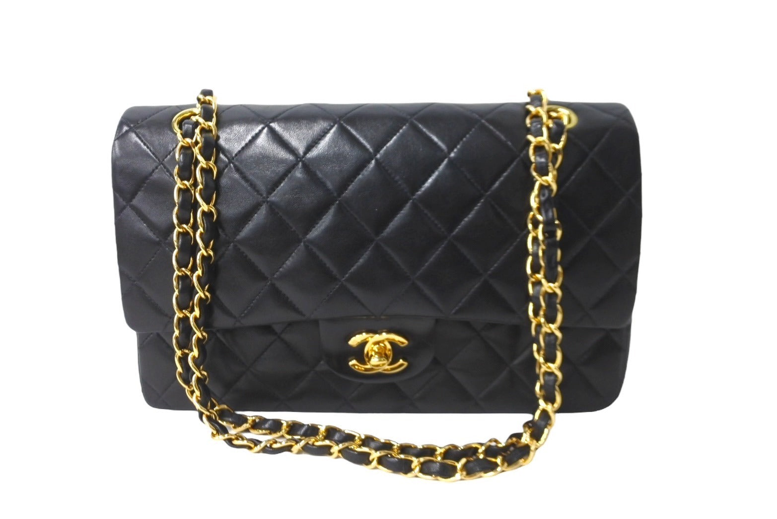 極美品 CHANEL シャネル チェーンショルダーバッグ マトラッセ25