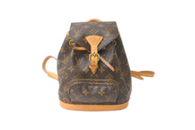 画像をギャラリービューアに読み込む, LOUIS VUITTON ルイヴィトン ミニモンスリ リュック M51137 モノグラム 美品 中古 64914