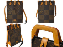 画像をギャラリービューアに読み込む, LOUIS VUITTON ルイヴィトン トートバッグ ジャイアント NIGO ダミエ モノグラムキャンバス ブラウン N40355 美品 中古 64937
