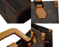画像をギャラリービューアに読み込む, LOUIS VUITTON ルイヴィトン トートバッグ ジャイアント NIGO ダミエ モノグラムキャンバス ブラウン N40355 美品 中古 64937