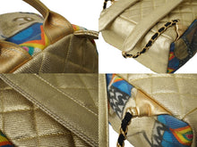 Load image into Gallery viewer, 極美品 CHANEL シャネル グラフィティ リュック バックパック 28番台 ココマーク メディエダールコレクション エジプト AS0867 ゴールド 中古 64941