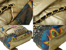 Load image into Gallery viewer, 極美品 CHANEL シャネル グラフィティ リュック バックパック 28番台 ココマーク メディエダールコレクション エジプト AS0867 ゴールド 中古 64941