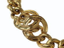 Load image into Gallery viewer, 極美品 CHANEL シャネル VINTAGE ヴィンテージ ココマーク ブレスレット 重量約78.1g 全長約19.5cm 94P刻印 ゴールド メタル GP 中古 64958