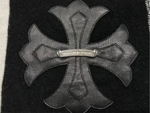 Load image into Gallery viewer, 新品未使用 ChromeHearts クロムハーツ チェッカードカシミアブランケット 2812-304-0011 カシミヤ ウール ブラック ブラック 64968
