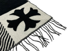 Load image into Gallery viewer, 新品未使用 ChromeHearts クロムハーツ チェッカードカシミアブランケット 2812-304-0011 カシミヤ ウール ブラック ブラック 64968