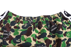 極美品 SAINT MICHAEL BAPE セントマイケル アベイシングエイプ トラックパンツ SM-YS8-0000-C30 サイズM グリーン 美品 中古 64988