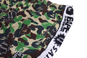 極美品 SAINT MICHAEL BAPE セントマイケル アベイシングエイプ トラックパンツ SM-YS8-0000-C30 サイズM グリーン 美品 中古 64988