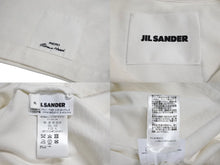 画像をギャラリービューアに読み込む, JIL SANDER ジルサンダー 半袖Ｔシャツ 厚手 トップス ワッペン クールネック KKJMIW0510 ホワイト コットン XL 美品 中古 64996