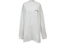 Load image into Gallery viewer, 極美品 WHIP STATION ウィップステーション 長袖Tシャツ トップス ピンストライピング ロングスリーブ ホワイト サイズ2XL 中古 64998