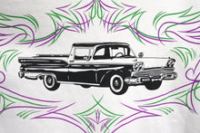 Load image into Gallery viewer, 極美品 WHIP STATION ウィップステーション 長袖Tシャツ トップス ピンストライピング ロングスリーブ ホワイト サイズ2XL 中古 64998