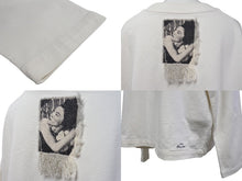 Load image into Gallery viewer, 美品 JIL SANDER ジルサンダー 長袖Ｔシャツ 厚手 トップス ワッペン クールネック KKJMIW0512 ホワイト コットン XL 中古 65000