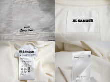 Load image into Gallery viewer, 美品 JIL SANDER ジルサンダー 長袖Ｔシャツ 厚手 トップス ワッペン クールネック KKJMIW0512 ホワイト コットン XL 中古 65000