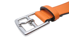 Load image into Gallery viewer, ITTI イッチ ベルト HERRIE HOLELESS BELT/ DIPLO FJORD B'2nd ビーセカンド 785-1971002 レザー 全長113cm オレンジ 美品 中古 65007