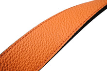Load image into Gallery viewer, ITTI イッチ ベルト HERRIE HOLELESS BELT/ DIPLO FJORD B'2nd ビーセカンド 785-1971002 レザー 全長113cm オレンジ 美品 中古 65007