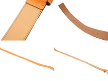 Load image into Gallery viewer, ITTI イッチ ベルト HERRIE HOLELESS BELT/ DIPLO FJORD B'2nd ビーセカンド 785-1971002 レザー 全長113cm オレンジ 美品 中古 65007