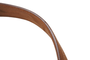 SIMONNTO GODARD シモノ ゴダール ベルト ヌバックベルト ブラウン シルバー金具 全長98cm 美品 中古 65008