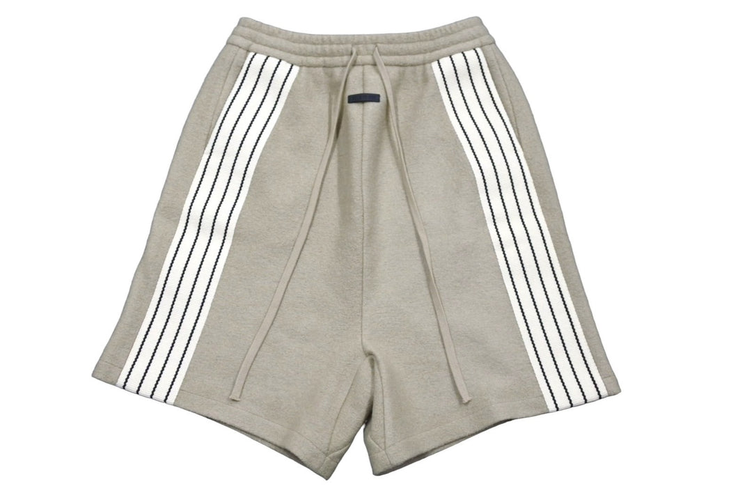 極美品 FEAR OF GOD フィアオブゴッド 8th Side Stripe Relaxed Shorts ハーフパンツ ベージュ ウール サイズM 中古 65014