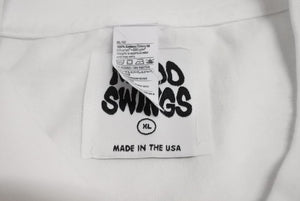 MOOD SWINGS ムーンスウィングス 半袖Ｔシャツ トップス クールネックホワイト グリーン サイズXL 美品 中古 65022