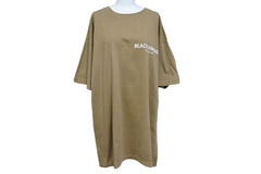 BLACK VINTAGE ブラック ヴィンテージ 半袖Tシャツ トップス カットソー クールネック ブラウン ホワイト サイズXXL 美品 中古 65023