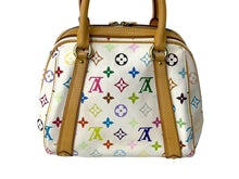 Load image into Gallery viewer, LouisVuitton ルイヴィトン プリシラ ハンドバッグ モノグラム M40096 ホワイト ブロン マルチカラー PVC 美品 中古 65034