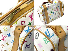 Load image into Gallery viewer, LouisVuitton ルイヴィトン プリシラ ハンドバッグ モノグラム M40096 ホワイト ブロン マルチカラー PVC 美品 中古 65034