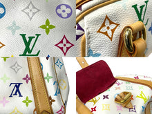 Load image into Gallery viewer, LouisVuitton ルイヴィトン プリシラ ハンドバッグ モノグラム M40096 ホワイト ブロン マルチカラー PVC 美品 中古 65034
