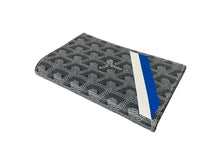 Load image into Gallery viewer, 新品未使用 GOYARD ゴヤール パスケース パスポートケース グルネル PVCコーティングキャンバス グレー マーカジュ 中古 65044