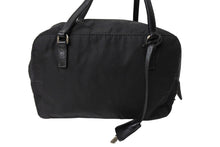 Load image into Gallery viewer, PRADA プラダ ハートビジュー ミニハンドバッグ ミニボストン BN1134 ナイロン ブラック シルバー金具 良品 中古 65047