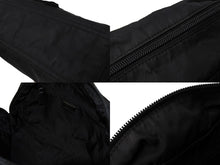 Load image into Gallery viewer, PRADA プラダ ハートビジュー ミニハンドバッグ ミニボストン BN1134 ナイロン ブラック シルバー金具 良品 中古 65047