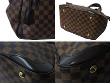 Load image into Gallery viewer, LOUIS VUITTON ルイヴィトン ヴェローナGM トートバッグ N41119 ダミエ エベヌ PVC レザー ゴールド金具 美品 中古 65048