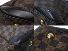 Load image into Gallery viewer, LOUIS VUITTON ルイヴィトン ヴェローナGM トートバッグ N41119 ダミエ エベヌ PVC レザー ゴールド金具 美品 中古 65048