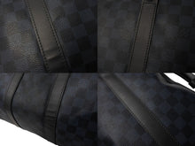 画像をギャラリービューアに読み込む, LOUIS VUITTON ルイヴィトン キーポル ア ド ボストンバッグ N23361 ダミエ コバルト 旅行カバン 3WAY 美品 中古 65049