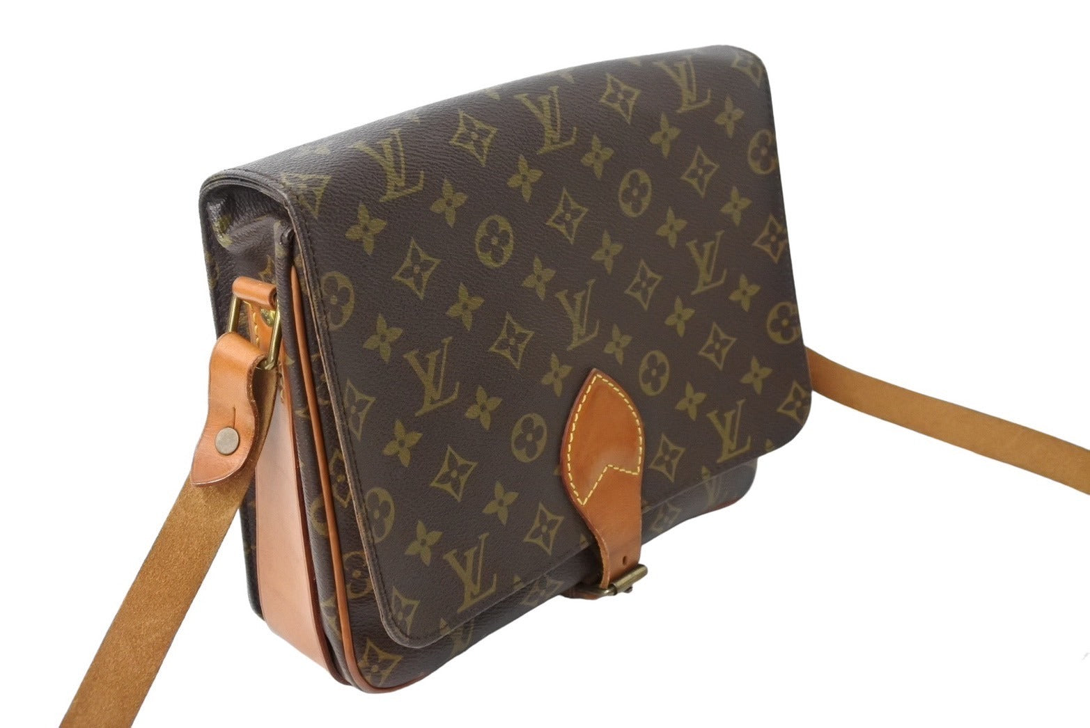 LouisVuitton ルイヴィトン カルトシエールMM ショルダーバッグ M51253 SL 0950 モノグラム ブラウン 良品 中古  65052 – Casanova Vintage