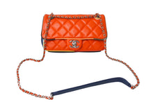 Load image into Gallery viewer, [USED/中古]CHANEL シャネル ショルダーバッグ オレンジ マルチカラー レザー シルバー金具 Aランク 中古 65054