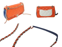 Load image into Gallery viewer, [USED/中古]CHANEL シャネル ショルダーバッグ オレンジ マルチカラー レザー シルバー金具 Aランク 中古 65054