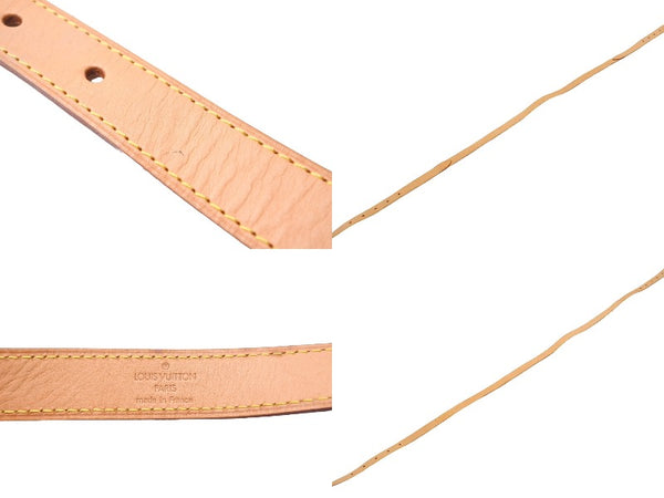 LOUIS VUITTON ルイヴィトン ショルダーストラップ TH066 バギー用 ベージュ ヌメ革 全長125 美品 中古 65060
