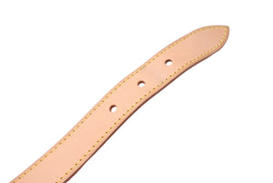LOUIS VUITTON Short tanned leather strap for Louis Vuitton buggy Beige Total length 71cm Good condition Used 65061