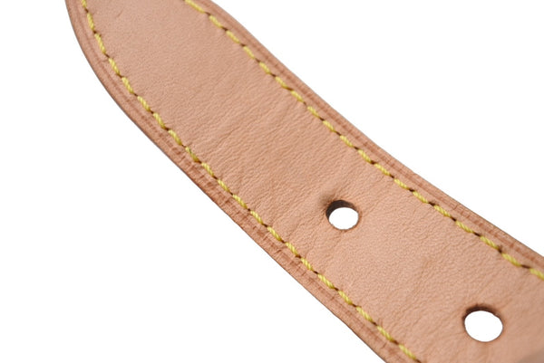 LOUIS VUITTON Short tanned leather strap for Louis Vuitton buggy Beige Total length 71cm Good condition Used 65061