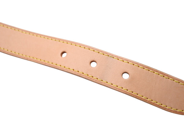LOUIS VUITTON Short tanned leather strap for Louis Vuitton buggy Beige Total length 71cm Good condition Used 65061