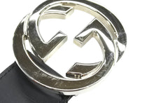 画像をギャラリービューアに読み込む, GUCCI グッチ ベルト シェリーライン サイズ95/38 インターロッキングG 411924 ブラック レッド グリーン レザー 美品 中古 65062