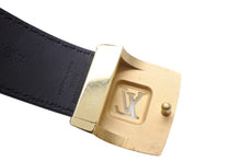 画像をギャラリービューアに読み込む, LouisVuitton ルイヴィトン サンチュールLVカット ベルト M6890 モノグラム ブラック マルチカラー サイズ75/30 美品 中古 65066