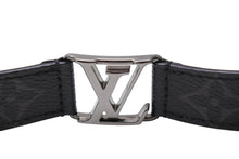 画像をギャラリービューアに読み込む, LOUIS VUITTON ルイヴィトン ブレスレット ブラスレ ホッケンハイム M6295 ブラック ガンメタリックシルバー金具 良品 中古 65070