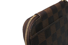 画像をギャラリービューアに読み込む, LOUIS VUITTON ルイヴィトン オーガナイザー オラフ 二つ折り財布 N61723 ダミエ エベヌ ラウンドジップ PVC レザー 美品 中古 65071
