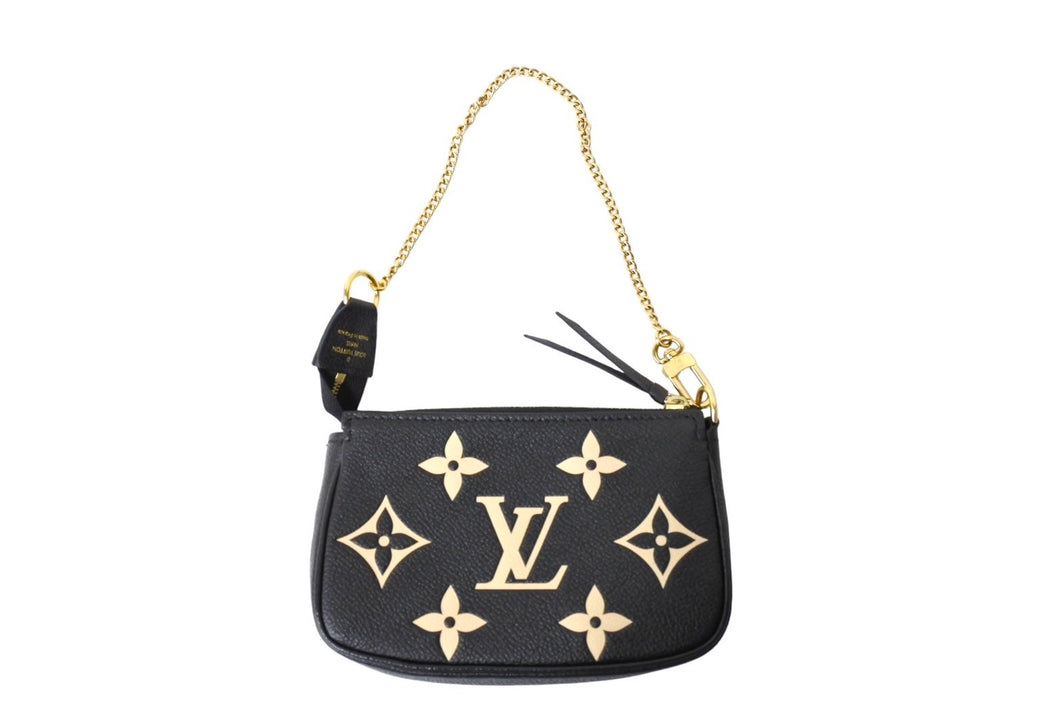 極美品 LouisVuitton ルイヴィトン ミニ ポシェット アクセソワール M80732 ICタグ モノグラム アンプラント 中古 65073