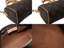 画像をギャラリービューアに読み込む, 極美品 LouisVuitton ルイヴィトン ナノスピーディ 2WAYショルダーバッグ M81085 モノグラムキャンバス ブラウン 中古 65090