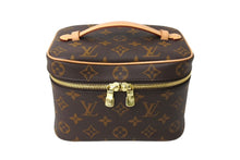 Load image into Gallery viewer, 極美品 LouisVuitton ルイヴィトン ニース ミニ バニティバッグ ハンドバッグ M44495 ICタグ モノグラムキャンバス 中古 65091